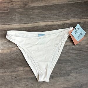 NWT Shade & Shore White Bikini Bottom